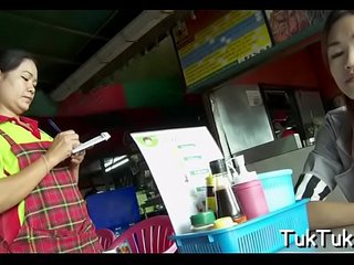 Asian whore gets mouth and wet crack banged and creampied