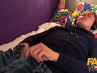 Fake Hostel Busty Asian wet pussy causes premature ejaculation creampie